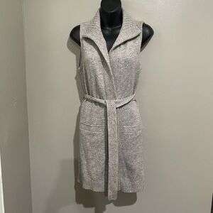 Ralph Lauren Wool/Cashmere Belted Sweater Vest